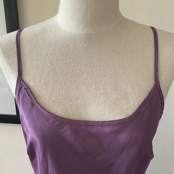 Gorgeous! Italian Designer Production Sample; Purple Slip&Cowl-Neck Dress! EUC! - Picture 8 of 16